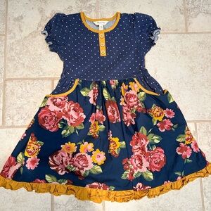 Matilda Jane Dress with pockets. Size 6